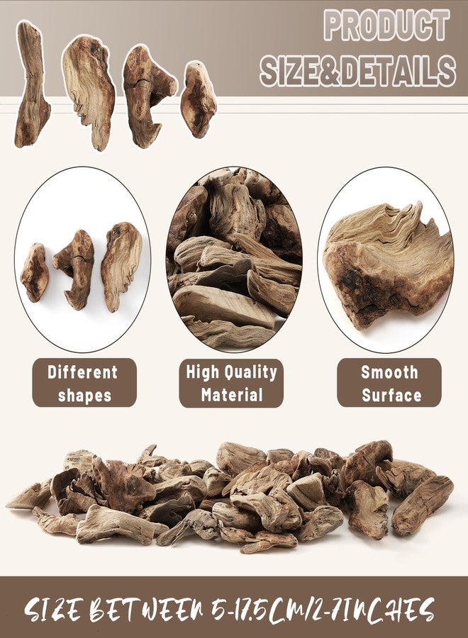Maasechs 16oz Driftwood for Crafts and Decor, Mixed Size Driftwood Pieces Large Drift Wood Decor for Home Wedding Table DIY Art Beach Decoration, 2 Inches to 7 Inches in Length - Image 3
